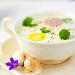 Barszcz Biały. Polish Easter Soup