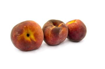 Fototapeta na wymiar Three peach