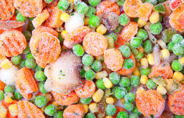 fresh frozen vegetable
