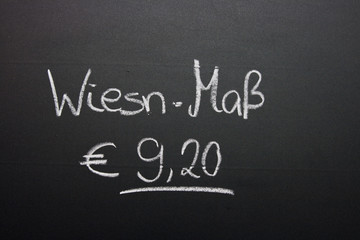 Obraz premium Bier Preis