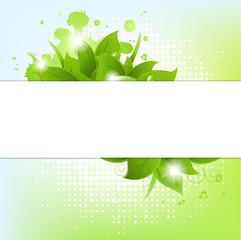 Plakat Abstract Background With Blots