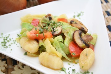 Gnocchis mit Gemüse
