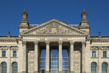 Fototapeta na wymiar The Bundestag in Berlin, Germany, Europe