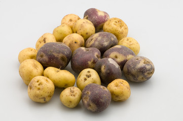 Papas, batatas colombianas