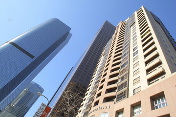 Obraz premium ダウンタウンの高層ビル群