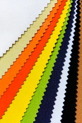 Photo sur Aluminium Zigzag Charte de couleurs
