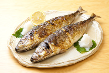 焼き魚アジ