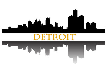 Naklejka premium Detroit