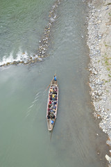 秋の鬼怒川船下り