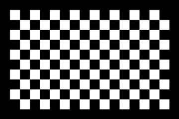 damier noir blanc
