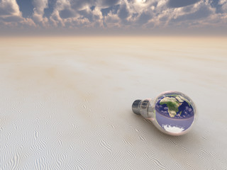 Obraz premium Earth Bulb