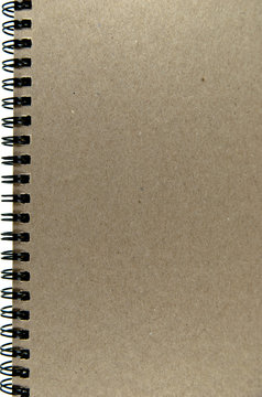 A notebook made from recycle paper