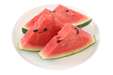watermelon on a plate