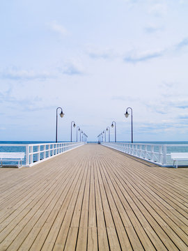 old pier, Gdynia, Poland