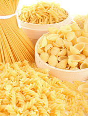 groupe de pates crues