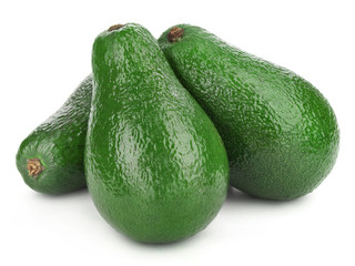 Avocado isolated on white