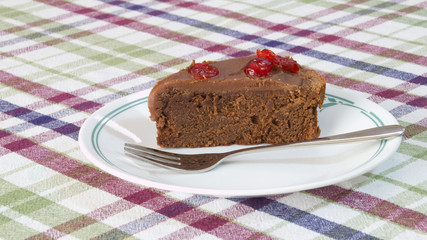 A Chocolate cherry cake
