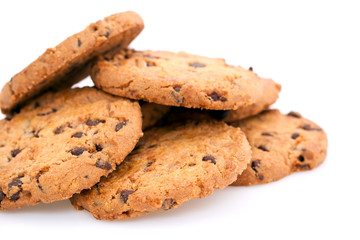 Tas de délicieux cookies