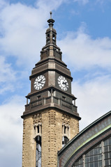Clock Tower in Hamburg (Germany)