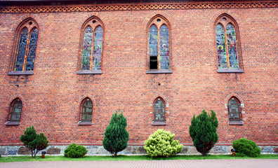okna gotyckigo kościoła