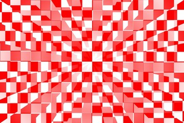 damier rouge abstrait