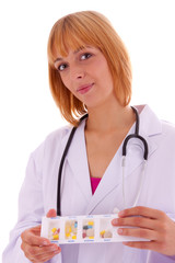 Tabletten in der Box