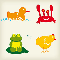 animal icon set 1