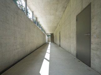 corridor in beton