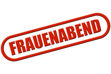 Stempel rot rel FRAUENABEND
