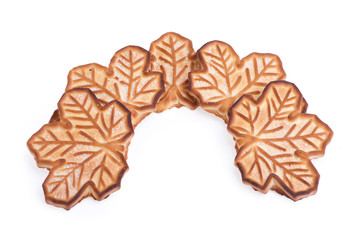 Cookies isolated on the white background
