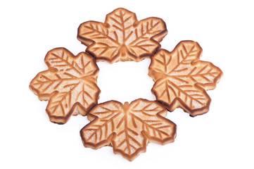 Cookies isolated on the white background