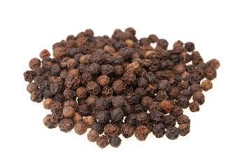 schwarze Pfefferkörner