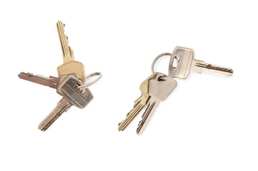 Two sets of keys on ring