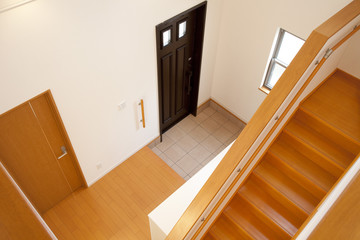 玄関と階段