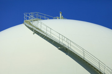 ガスタンクの階段