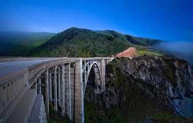 Fototapeta na wymiar Bixby Creek Bridge in Big Sur, California.
