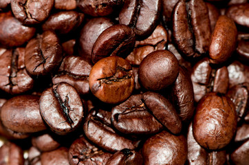Fototapeta premium Coffee beans background