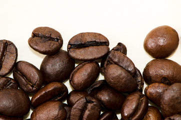 Coffee beans background