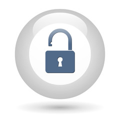 Icône cadenas ouvert