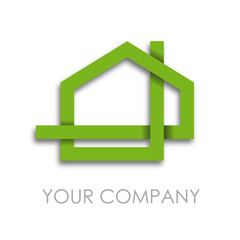 Logo strip house # Vector