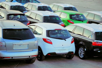 parking and transportation of new cars from factory