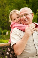 Love - grandparent with grandchild portrait