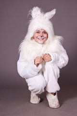 Obraz premium girl Bunny