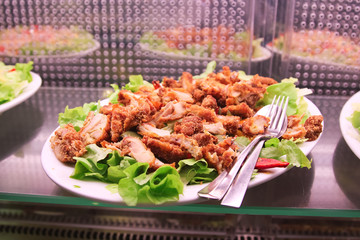 salade de poulet