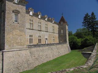 Fototapeta na wymiar Cazeneuve Zamek; Gironde Landy, Akwitania
