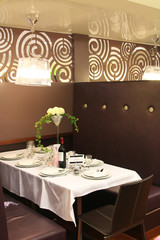 table décorée