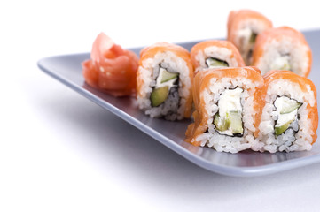 salmon rolls