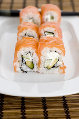 salmon rolls