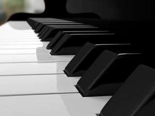 Piano keys, music - 34133347