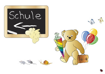 Teddy's erster Schultag